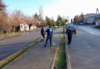 «ТАЗА КАЗАХСТАН»: В САРЫАГАШЕ НЕПРЕРЫВНО ВЕДУТСЯ РАБОТЫ ПО БЛАГОУСТРОЙСТВУ