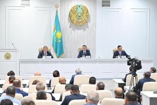 Спикер Сената встретился с жителями Жамбылской области