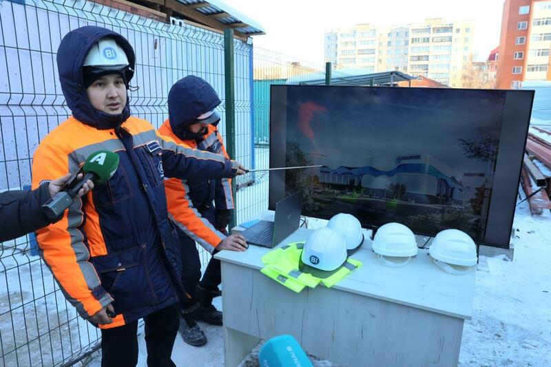 Ход работ по реконструкции аквапарка «Осьминог»