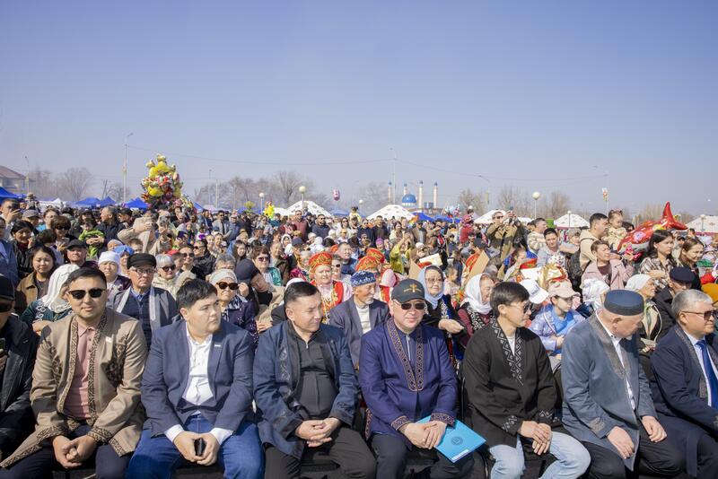 Аким области принял участие в праздновании Наурыза в Талгаре