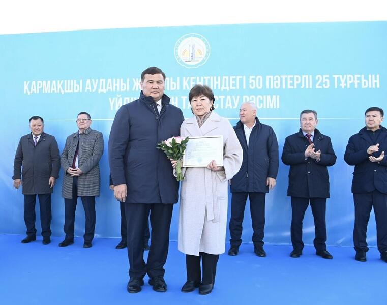 25 новых домов на 50 квартир сданы в эксплуатацию в Кармакшинском районе