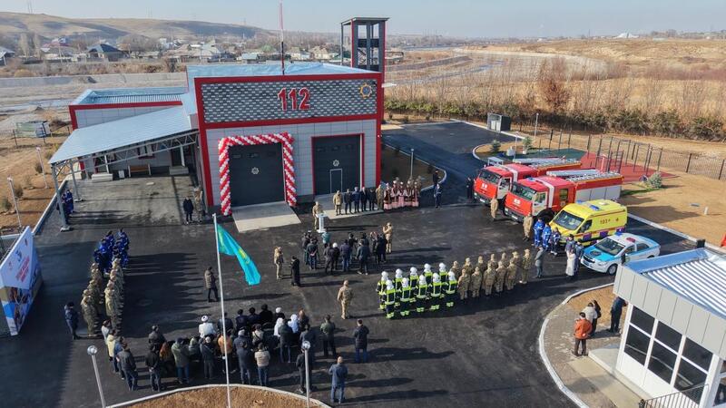 В ШЫМКЕНТЕ ОТКРЫТЫ ПЕРВЫЕ В РЕСПУБЛИКЕ УНИВЕРСАЛЬНЫЕ КОМПЛЕКСЫ ЭКСТРЕННЫХ СЛУЖБ