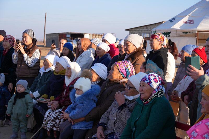 В село Кожасай дали газ