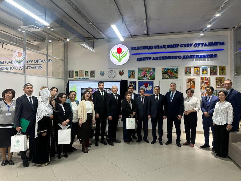 Делегация Кыргызской Республики ознакомилась с опытом Центра активного долголетия в Астане