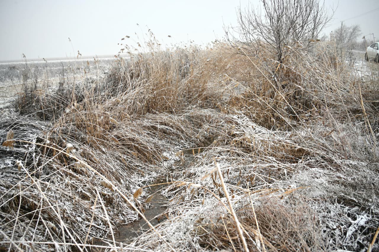 ТУРКЕСТАН: В ЖЕТЫСАЙСКОМ РАЙОНЕ СТРОЯТ ВЕРТИКАЛЬНЫЕ ДРЕНАЖНЫЕ СКВАЖИНЫ