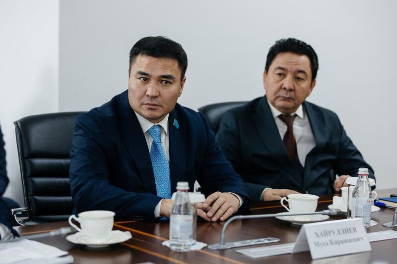 Аким Атырауской области встретился с основателем и генеральным директором Freedom Holding Corp. Тимуром Турловым