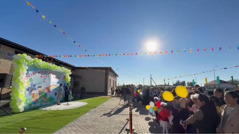 В селе, пострадавшем от паводка, открылся новый детсад