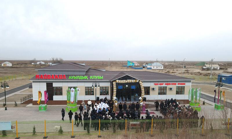 В селе Майдаколь сдан в эксплуатацию новый клуб на 100 мест