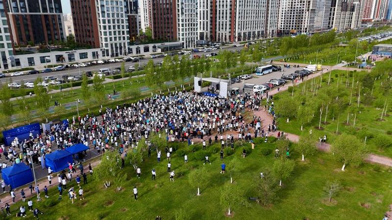 3 тысячи человек пробежали на благотворительном марафоне в Астане