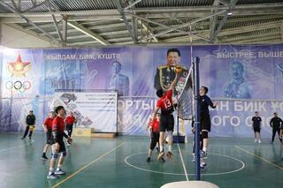 В Астане завершился чемпионат центрального аппарата Министерства обороны по волейболу