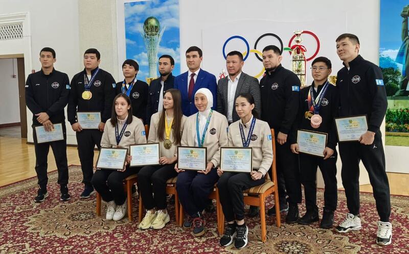 В Карагандинской области чествовали победителей мировых первенств