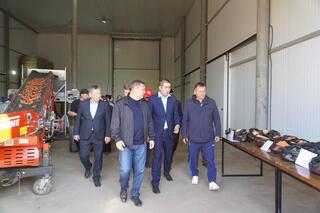 Аким области посетил предприятие «Органико» в Есильском районе