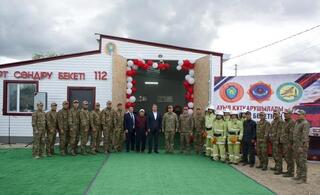 В Мугалжарском районе открылось добровольное противопожарное формирование «Ауыл құтқарушылары»