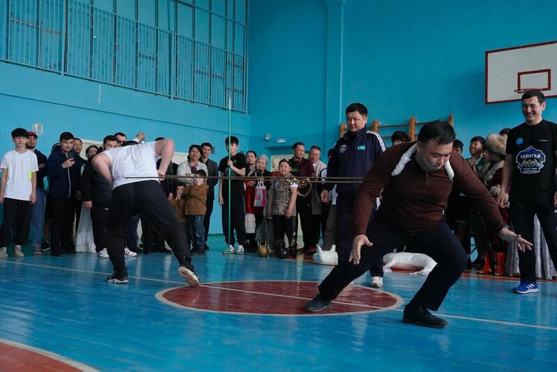 В Астане прошли национальные спортивные соревнования «Бала Толагай»