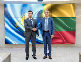 Глава Антикора Казахстана встретился с Послом Литовской Республики