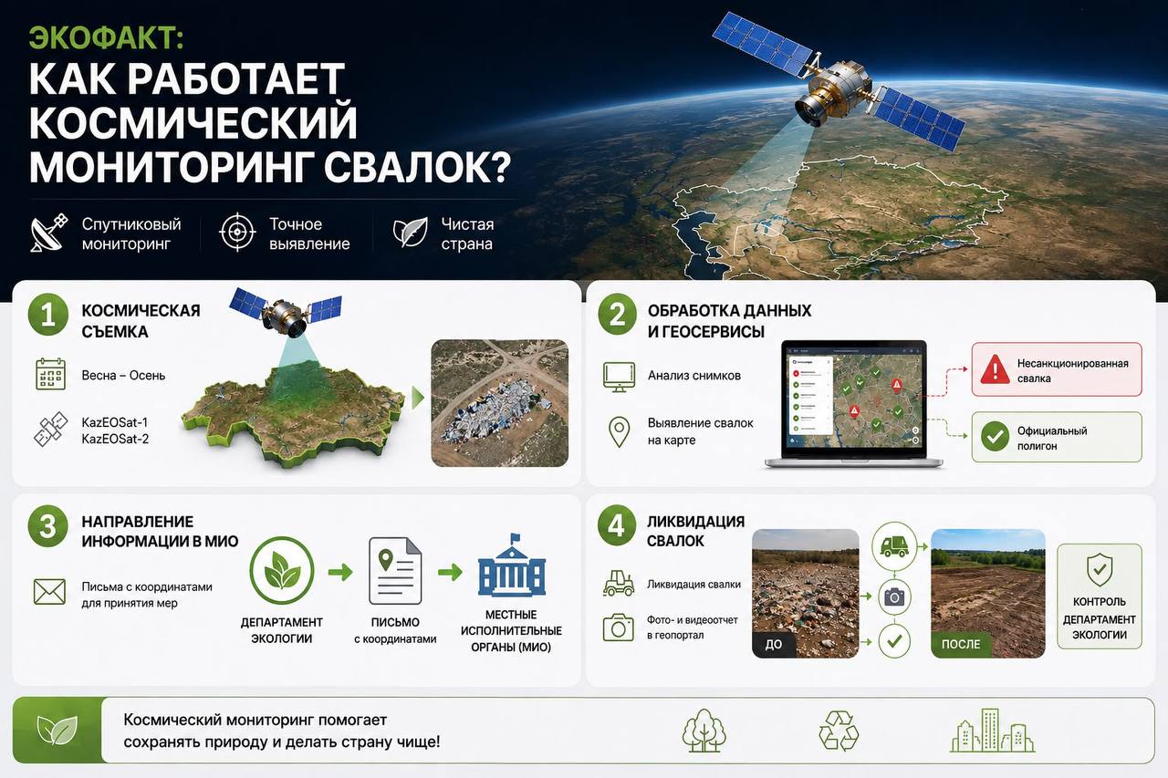 ЭКОФАКТ: Как космический мониторинг помогает выявлять свалки?
