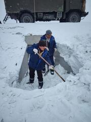 В Курчумском районе начались работы по подготовке к весеннему паводку