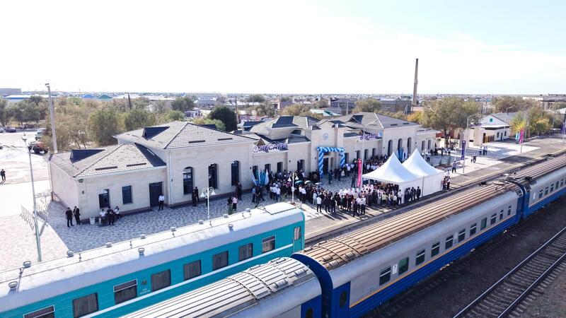 Обновлен железнодорожный вокзал Жосалы