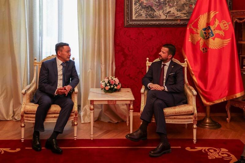 Посол Казахстана вручил верительные грамоты Президенту Черногории