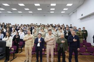 Итоги конкурса военно-патриотической песни среди жассарбазовцев подвели в Астане