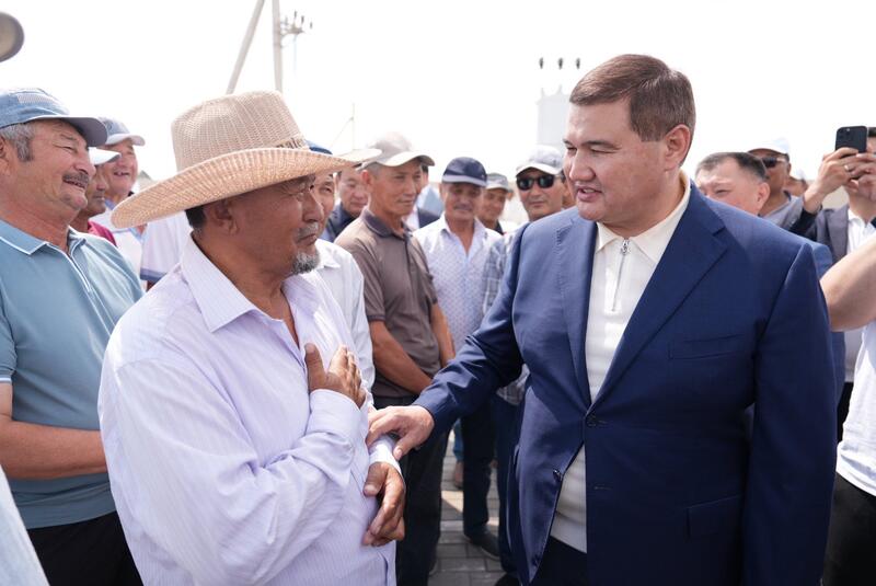 К централизованной системе водоснабжения подключен аул Акбасты