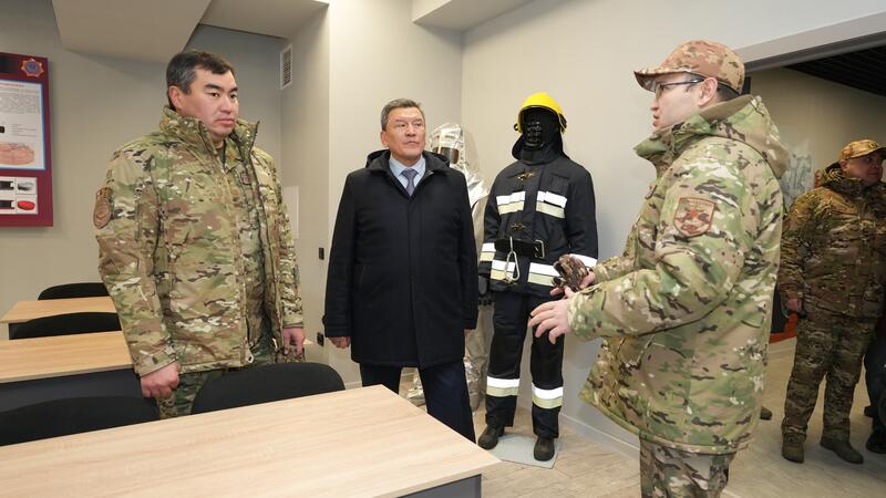 Глава МЧС открыл новую пожарную часть в Северо-Казахстанской области