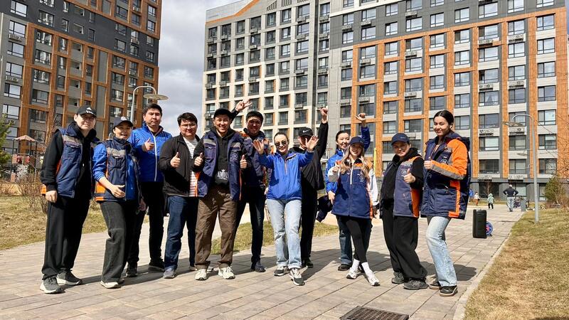 BI Group присоединился к акции «Таза Қазақстан»: сотрудники компании вышли на уборку Астаны