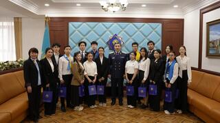 Руководство Генеральной прокуратуры встретилось с лидерами Клуба будущих прокуроров имени Утегена Сеитова