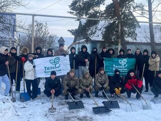 В Лисаковске прошла акция «Снежный десант»