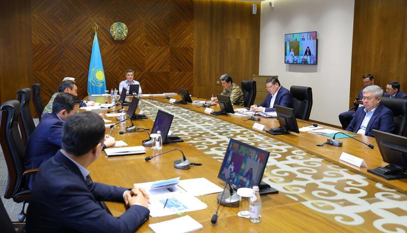 Олжас Бектенов провел в области Абай заседание Республиканского оперативного штаба по ликвидации ЧС