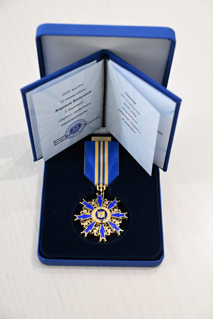 Почетный гражданин Алматы Асле Осман награждена орденом «Барыс» II степени