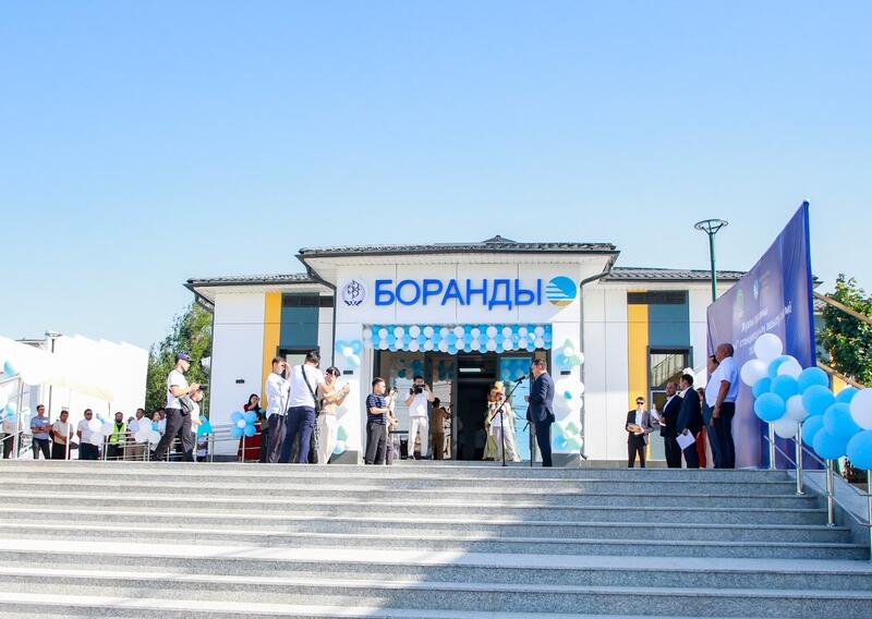 Железнодорожный вокзал Боранды в Жуалынском районе открыли после капитального ремонта
