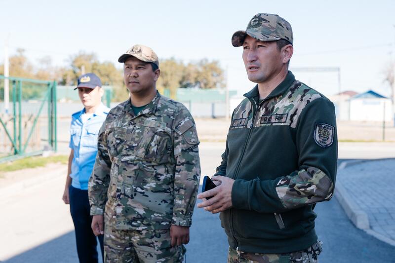 Пресс-тур в Махамбетском универсальном спасательном подразделении