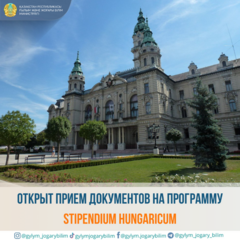 Открыт прием документов на программу STIPENDIUM HUNGARICUM