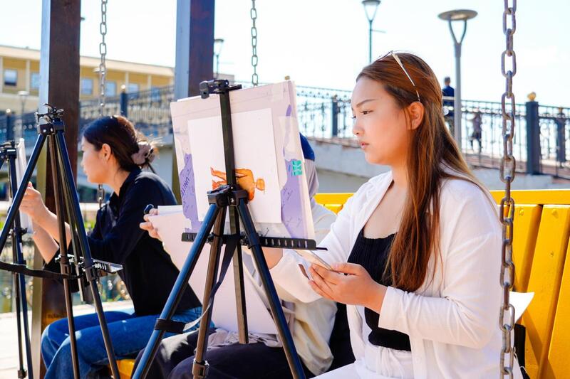 «Таза Қазақстан»: в столице прошел конкурс рисунков среди школьников