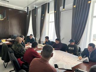 Аким Атырауской области провёл заседание оперативного штаба в городе Кульсары