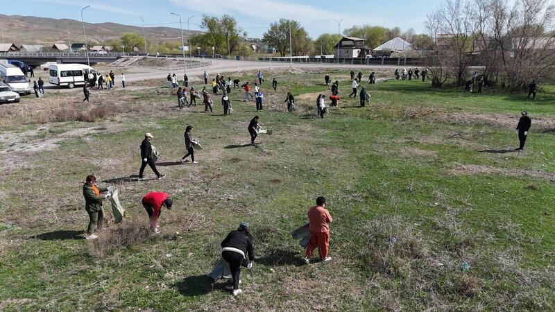 «Таза Қазақстан»: набережную реки и населенные пункты охватили экоакции в Жетісу