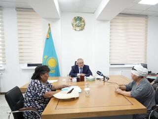 Аким области провёл личный приём граждан