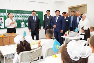 В ТУРКЕСТАНСКОЙ ОБЛАСТИ В РАМКАХ ПРОЕКТА “ШКОЛЫ БУДУЩЕГО” ОТКРЫТЫ 8 УЧЕБНЫХ ЗАВЕДЕНИЙ
