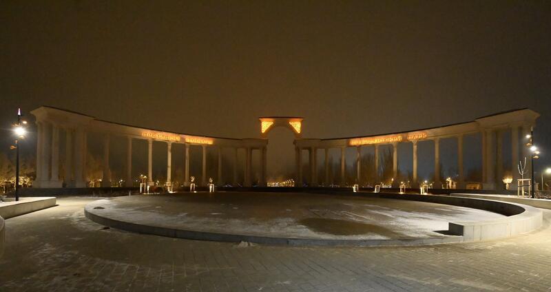 Глава региона ознакомился с ходом реконструкции Президентского парка