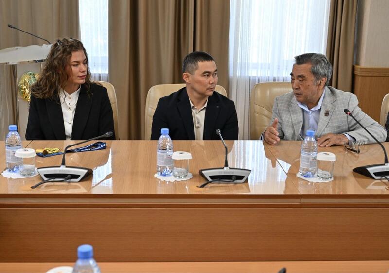 На родине чествовали обладательницу кубка Мира Наталью Богданову