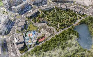 Новое общественное пространство с парком и зонами отдыха строят в Астане