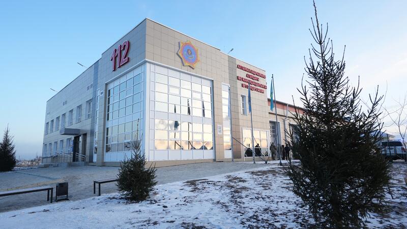 Глава МЧС открыл новую пожарную часть в Северо-Казахстанской области
