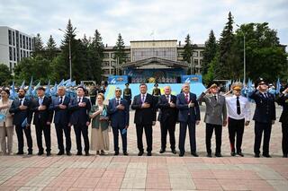 В СКО отметили День государственных символов