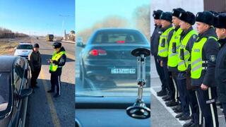 Патрульные выявили тысячи нарушителей ПДД в области Жетысу
