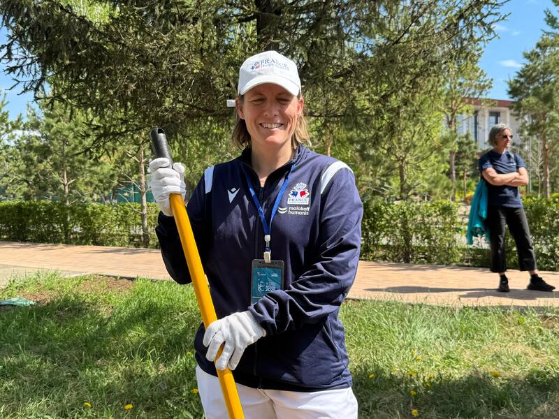 Экоакция в рамках Чемпионата мира VIRTUS: международные делегации высадили деревья в Астане