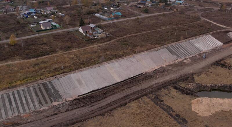 Реконструкция защитных сооружений в Кызылжарском районе активно продолжается