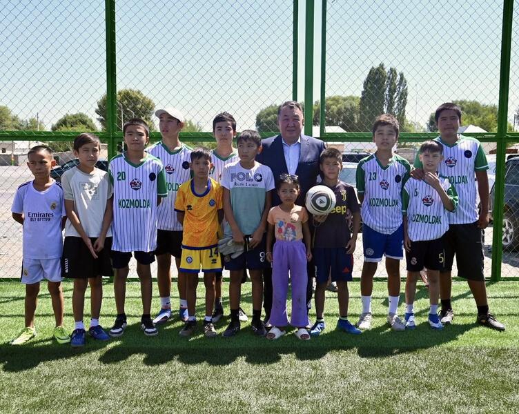 ТУРКЕСТАН: В СОЗАКЕ ОТКРЫЛИ НОВЫЕ СПОРТИВНЫЕ И ИГРОВЫЕ ПЛОЩАДКИ