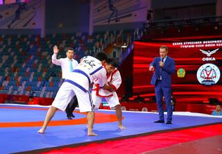 В Астане состоялся мастер-класс по қазақ күресі для иностранных спортсменов