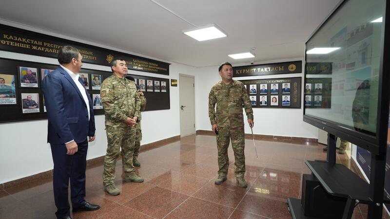 Глава МЧС посетил ДЧС Кызылординской области